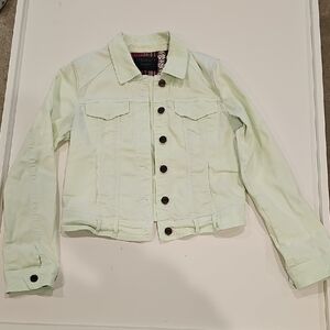 Sanctuary Mint Green Jean Jacket Size M